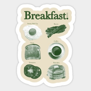 Breakfast food Sticker